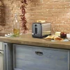 Тостер Gorenje, 950Вт, функц. розморожування, автовідключення, пластик + металл, чорний - 4