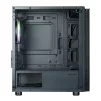 Корпус Zalman T4 Plus без БЖ, 2xUSB3.0, 1xUSB2.0, 1x120мм ARGB, VGA 320мм, LCS ready, TG Side Panel, mATX, чорний - 5