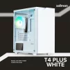 Корпус Zalman T4 Plus без БЖ, 2xUSB3.0, 1xUSB2.0, 1x120мм ARGB, VGA 3200мм, LCS ready, TG Side Panel, mATX, білий - 2