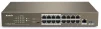 Комутатор TENDA TEF1118P-16-150W 16xFE PoE, 1xGE, 1xSFP - 4