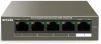 Комутатор TENDA TEG1105P-4-63W 4xGE PoE, 1xGE Uplink - 5