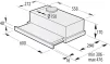 Витяжка Gorenje телескопічна, 60см, 350м.куб/год, чорний - 6