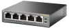 Комутатор TP-LINK TL-SF1005P 5xFE (4xPoE), 56Вт, Некерований - 3