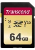 Карта пам'яті Transcend SD  64GB C10 UHS-I  R95/W45MB/s - 1