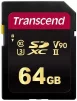 Карта пам'яті Transcend SD  64GB C10 UHS-II U3 R285/W220MB/s 4K - 3