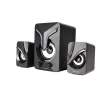 Акустична система MICROLAB U-270 2.1, 11W, USB, LED, чорний - 2