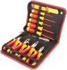 Набір інструментів Tolsen VDE, діелектричний, для електрика 1000В, CrV та S2, 11шт - 4