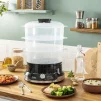 Пароварка Tefal Ultracompact, 800Вт, об'єм-9л, резервуар для води -1л, механічне керув., пластик, чорний - 5