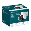 IP-Камера TP-LINK VIGI C540-V, PoE, 4Мп, 2,8-12мм, H265+, IP66, Dome, кольорове нічне бачення, подвійний об'єктив, зовнішня - 8
