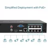 IP-Відеореєстратор TP-LINK VIGI NVR1008H-8MP, 8 каналів Poe, 2xUSB, H265+, 1xHDD, до 16 ТБ, чорний - 7