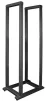 Стійка ZPAS 19", 42U, SRX, підлогова дворамна, глибина 800 мм, максимально 250кг, чорна - 2