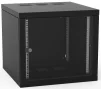 Шафа ZPAS 19", 12U, Z-BOX, змінні бічні стінки, скляні двері, 600x600 мм, максимально 100кг, чорна - 2