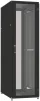 Шафа ZPAS 19", 24U, SZB IT, одностулкові передні та задні перфоровані двері, 600x800 мм, максимально 1000кг, чорна - 2