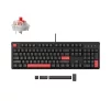 Клавіатура механічна Lemokey  X3 104Key, Keychron Red, USB-A, QMK/VIA, Hot-Swap, EN/UKR, RGB, чорний - 9