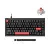 Клавіатура механічна Lemokey X4 84Key, Keychron Red, USB-A, QMK/VIA, Hot-Swap, EN/UKR, RGB, чорний - 1