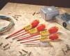 Викрутка Stanley FatMax для робіт під напругою 1000В, прямий шліц 3.5х75мм/ 5.5х150мм, викрутки під шліц Philips Ph1x100/ Ph2x125 набір 7шт - 2