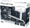 Фен+випрямляч Rowenta набір Pure Collection, 2200Вт, 2 режими, дифузор, щипці для волосся(200°С, кераміка), біло-чорний - 9
