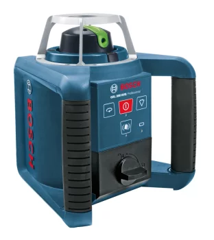 Нівелір лазерний ротаційний Bosch Professional GRL 300 HVG до 300м ±0.1мм/м зелений промінь 150/300/600об/хв тримач WM4 IP54 1.8кг зелений промінь кейс приймач LR1 пульт RC1 АКБ ЗП мішень