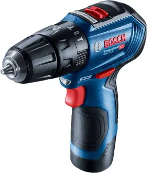 Шурупокрут-дриль ударний акумуляторний Bosch Professional GSB 12V-30 12В 2х2А·год 18·30Нм 0-420·1600об/хв кейс 0.82кг
