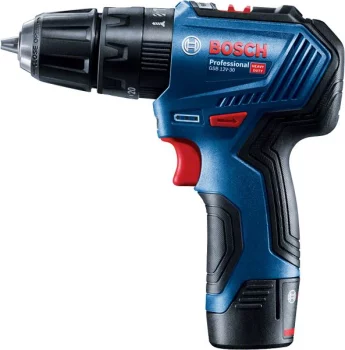 Шурупокрут-дриль ударний акумуляторний Bosch Professional GSB 12V-30 12В 18·30Нм 0-420·1600об/хв кейс 0.82кг без АКБ та ЗП