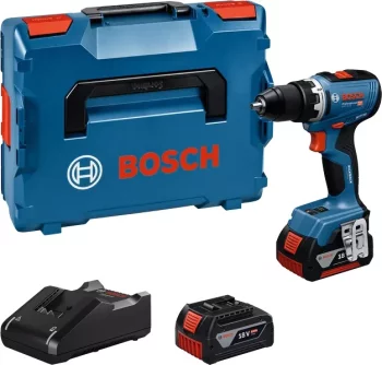 Шурупокрут-дриль акумуляторний Bosch Professional GSR 18V-65 18В 2х5А·год 21·55Нм 0-550·0-2100об/хв ЗП GAL18V-40 1.06кг