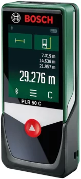 Далекомір лазерний Bosch PLR 50 C, 0.05–50м, ±2.0мм, Bluetooth