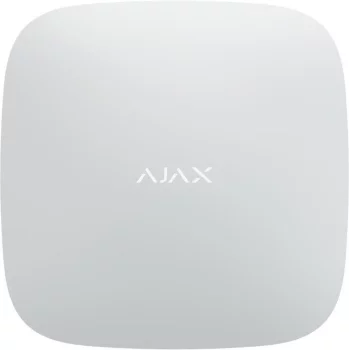 Інтелектуальна охоронна централь Ajax Hub 2 Plus, gsm, ethernet, wi-fi, jeweller, бездротова, білий