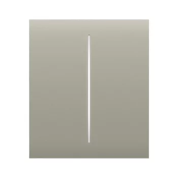 Кнопка центральна для двоклавішного вимикача Ajax CenterButton 2-gang for LightSwitch, Jeweler, бездротовий, olive