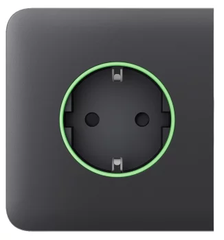 Бічна панель для вбудованої розетки Ajax SideCover for Outlet smart, Jeweler, бездротова, graphite