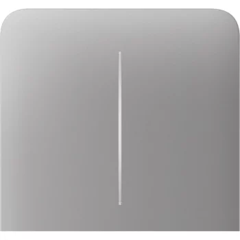 Кнопка бічна для двоклавішного вертикального вимикача прохідного типу Ajax SideButton Vertical 2-gang for LightSwitch, Jeweler, бездротовий, fog