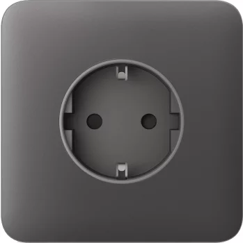 Передня панель для вбудованої розетки Ajax SoloCover for Outlet Basic, grey