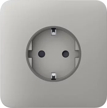Передня панель для вбудованої розетки Ajax SoloCover for Outlet Basic, oyster