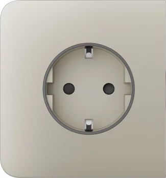 Бічна панель для вбудованої розетки Ajax SideCover for Outlet Basic, ivory