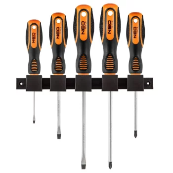Викрутки Neo Tools SL,PH, сталь CrV, набір 5шт