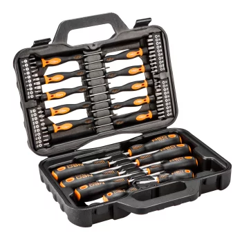 Викрутки Neo Tools 40 біт, SL,PH,Torx,H, сталь S2, кейс, набір 58шт