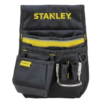 Сумка поясна для інструменту Stanley Basic Tool Pouch, Кишеня, 8 відділень, металевий тримач молотка, 33х23.5х7.5см