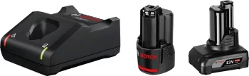 Набір акумулятора та зарядного пристрою Bosch Professional GBA 1х18В 2А·год 1х18В 4А·год ЗП GAL 12V-40