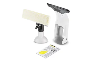Пилосос Karcher віконний WV 1 Plus, вода -0.1л, автон. робота до 25хв, вага-0.5кг, білий