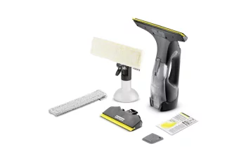 Пилосос Karcher віконний WV 5 Plus, вода -0.1л, автон. робота до 35хв, вага-0.7кг, чорний