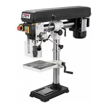Верстат радіально-свердлильний, JET, JDR-34, 0,6кВт, 230В/50Гц, 500-2500об/хв, Ø 1-16мм, 155-410мм
