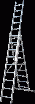 Драбина 3-секц. розкл. 3*9сх. 2,5-5,3м VHR T