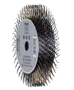 Дискова щітка неплетена 100мм для видалення антикору та мастики