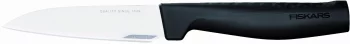 Кухонний ніж для коренеплодів Fiskars Hard Edge, 11см, нержавіюча сталь, пластик, чорний