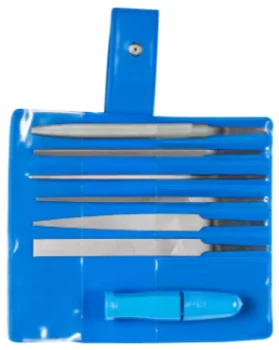 Набір ключових слюсарних напилків 265А 100мм з рукояткою