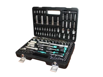 Набір інструментів 110од. 1/4"-1/2" 4-32мм пластик.кейс