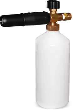 Пінна насадка 0,6л для бенз.мийок Vulkan 1/4"Н з перехідником на  М22*1,5Н