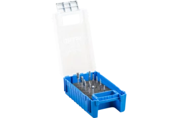 Набір твердосплавних борфрез 1603 ALU хв.-3мм, зуб ALU, 10 один.