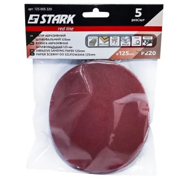 Папір шліфувальний Stark D125 мм з. 600 5 шт