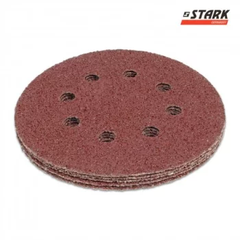 Папір шліфувальний Stark D125 мм 8 отворів з. 36 5 шт.