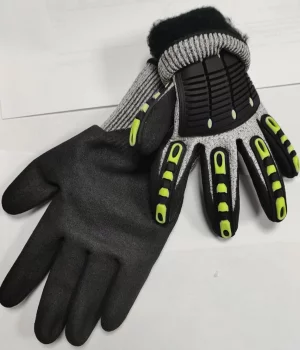 Рукавички захисні HOT, захист від удару та порізу Е, нітрил, р. 10